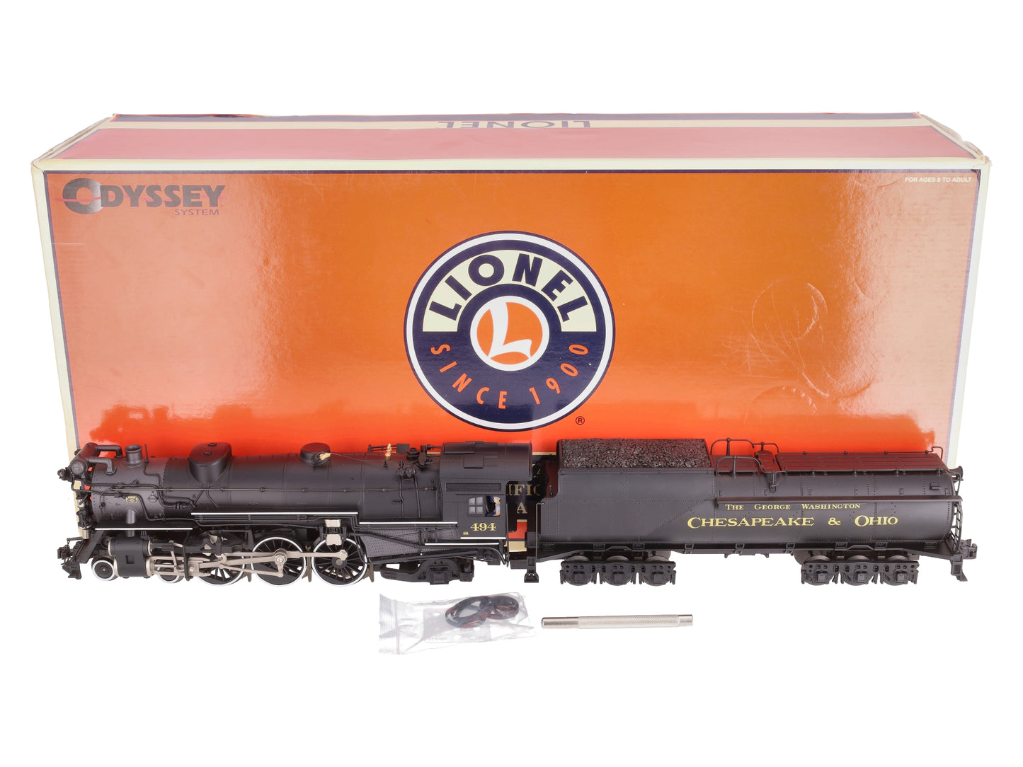 Lionel 6-11108 O Chesapeake & Ohio F-19 4-6-2 Pacific V2 Steam Locomotive #494