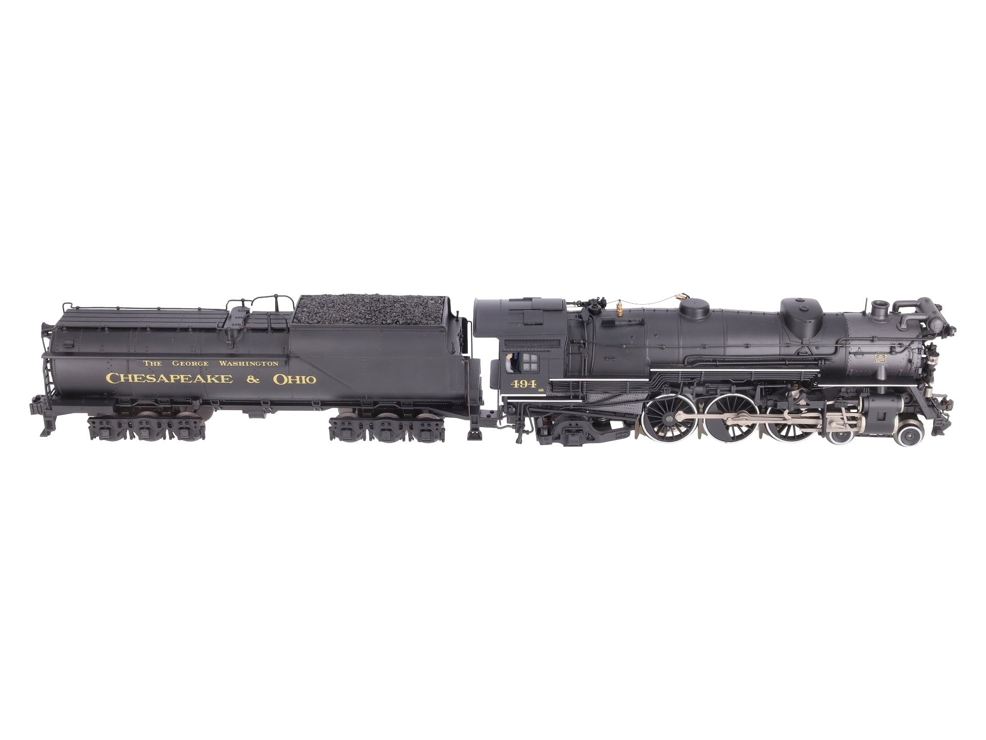 Lionel 6-11108 O Chesapeake & Ohio F-19 4-6-2 Pacific V2 Steam Locomotive #494