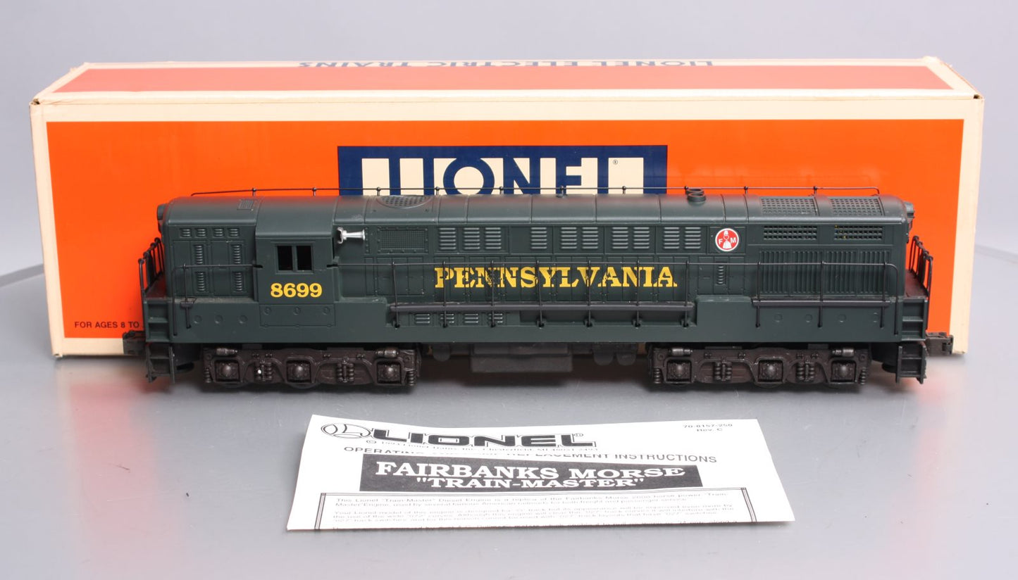 Lionel 6-18307 O Gauge Pennsylvania FM Trainmaster Diesel Locomotive #8699 LN/Box