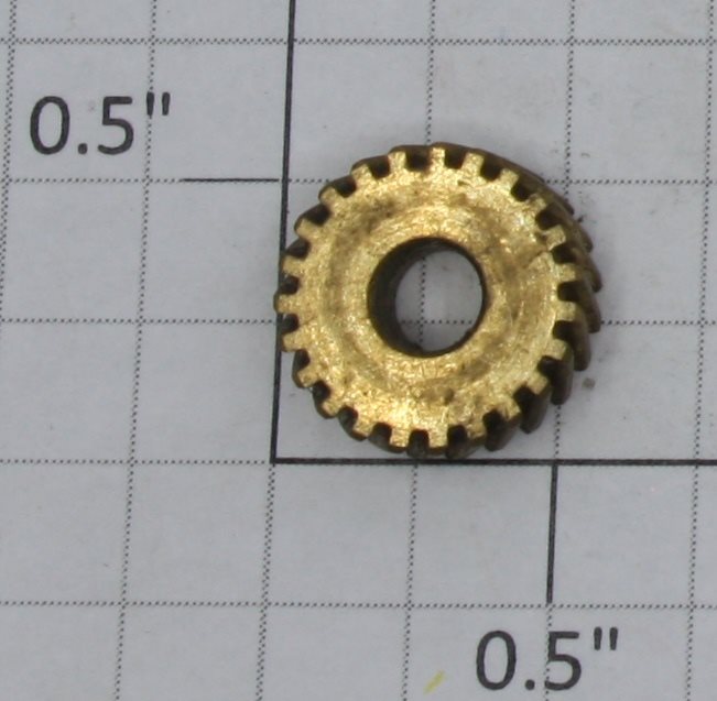 Lionel 2328-82 Brass Worm Wheel Gear