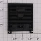 Lionel 36204-14 Black Multi-Panel Boxcar Door with Guides