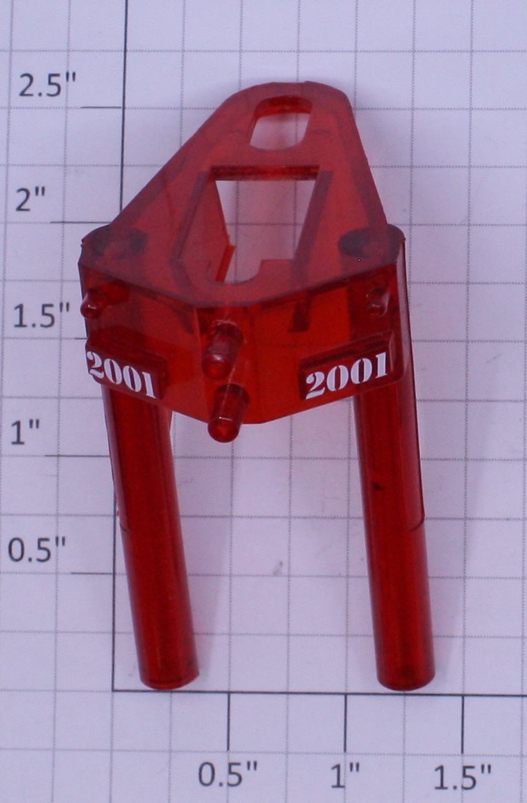 Lionel 28527-127 Red GP-7 #2001 Rear Red Number Board and Lens Insert