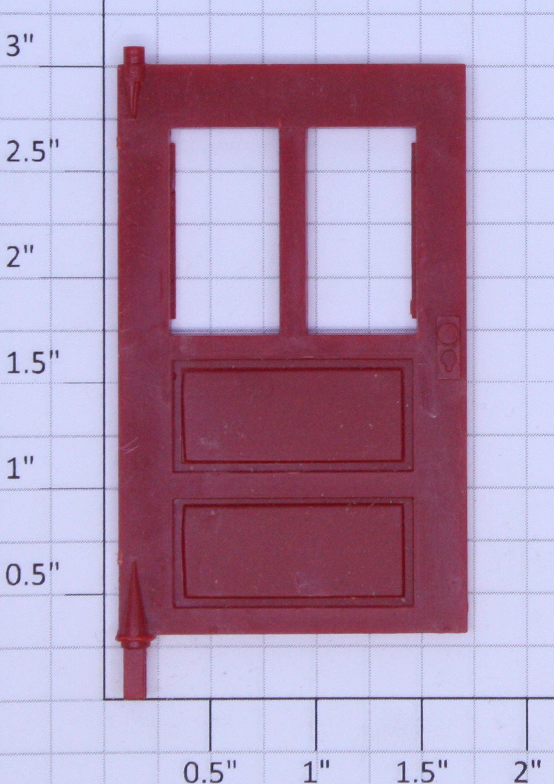Lionel 145-36 O Gauge Red Automatic Gateman Door