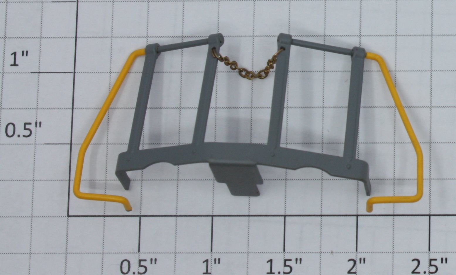 Lionel 18282-4 CSX Dash-9 Gray and Yellow Front Railing
