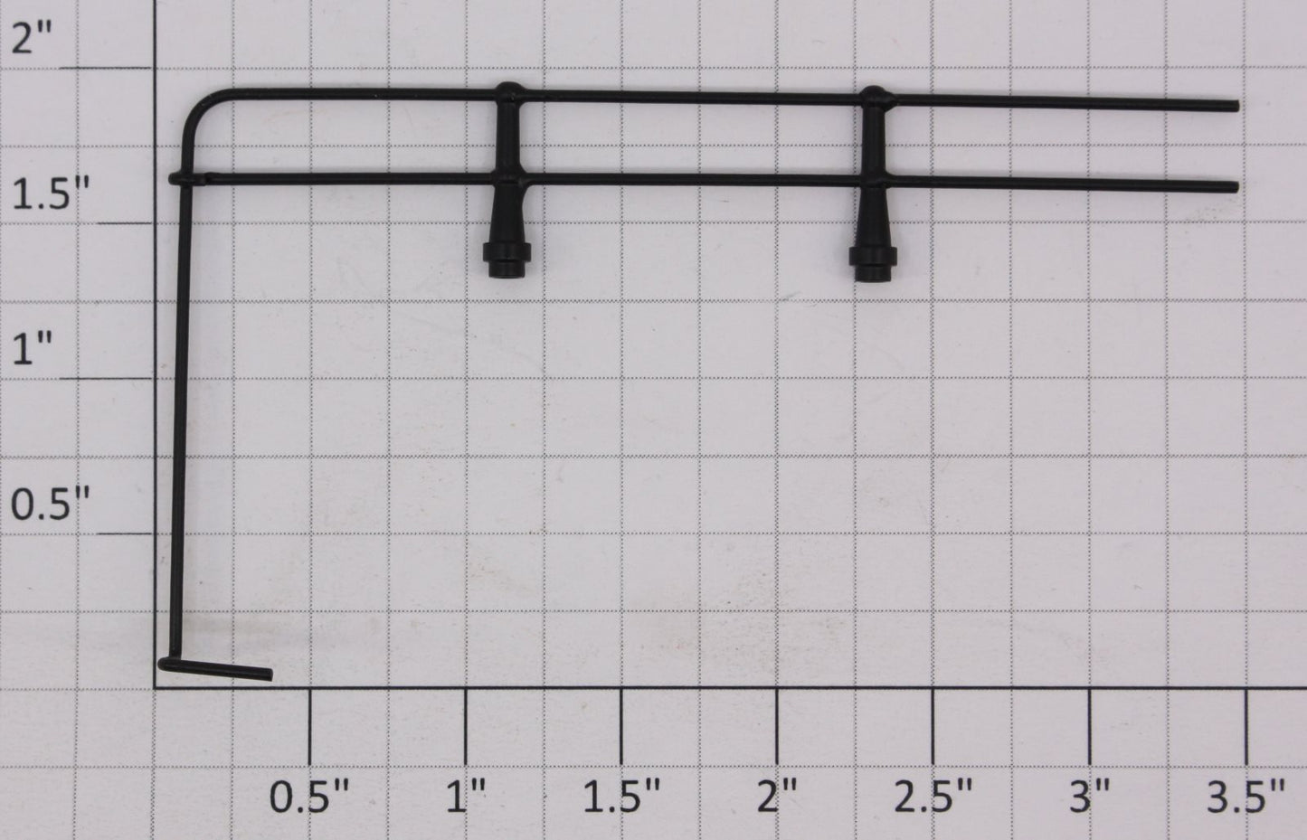 Lionel 18089-11 Camelback Left hand Rear Handrail
