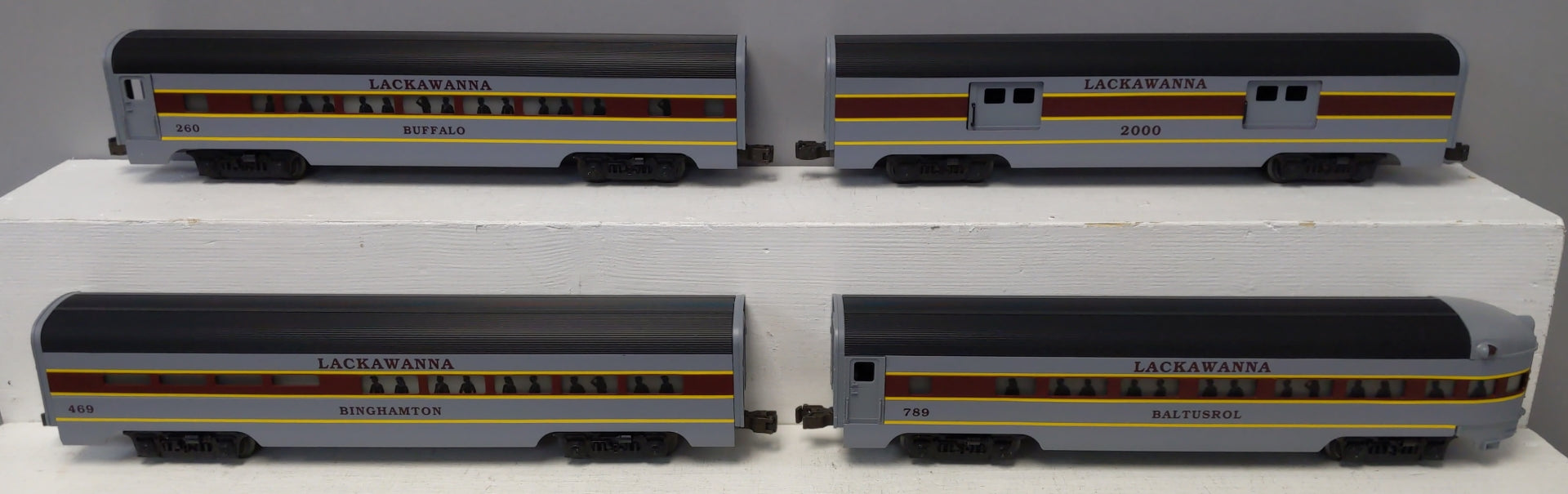 Lionel 6-19130 O Gauge Lackawanna 4-Car Passenger Set LN/Box