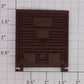 Lionel 26218-14 Red Oxide Multi-Panel Boxcar Door with Door Guides