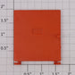 Lionel 9770-12 Northern Pacific Multi-Panel Orange Boxcar Door with Guides