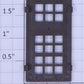 Lionel 132-12B Brown Operating Freight Station Window