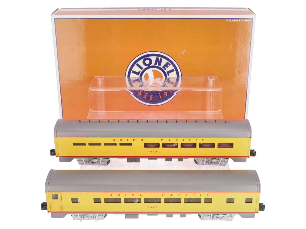 Lionel 6-39194 O Gauge Union Pacific Aluminum Passenger Car (Set of 2) LN/Box
