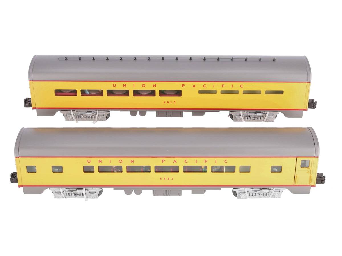 Lionel 6-39194 O Gauge Union Pacific Aluminum Passenger Car (Set of 2) LN/Box