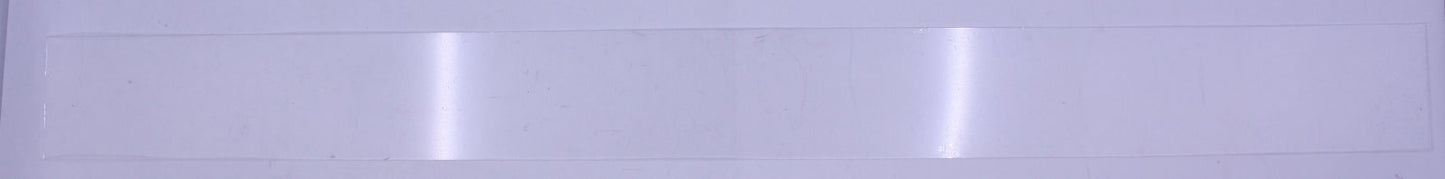 K-Line K4600-CW15 15" x 1-3/8" Clear Window Strip without Silhouettes
