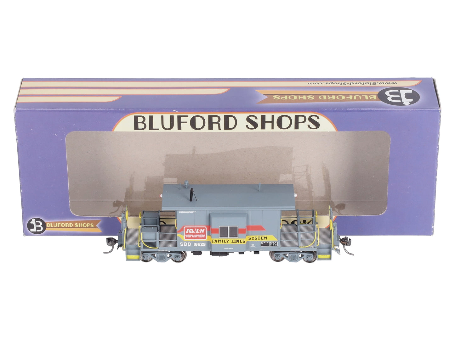 Bluford Shops 31061 HO Scale Seaboard Short Body Bay Window Caboose #16629