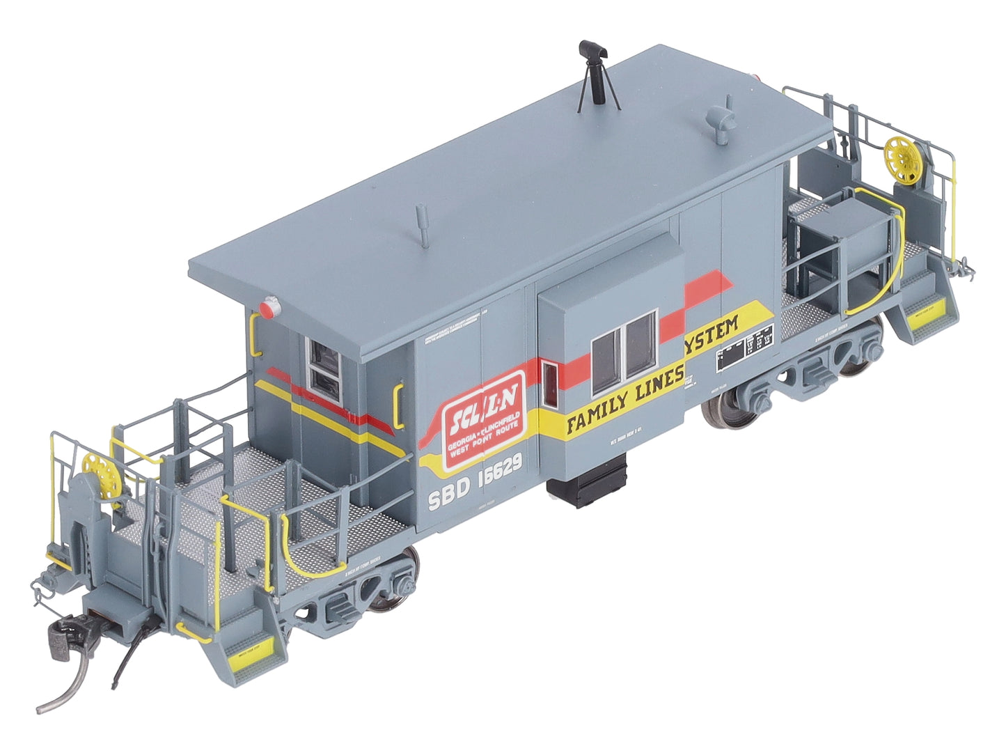 Bluford Shops 31061 HO Scale Seaboard Short Body Bay Window Caboose #16629