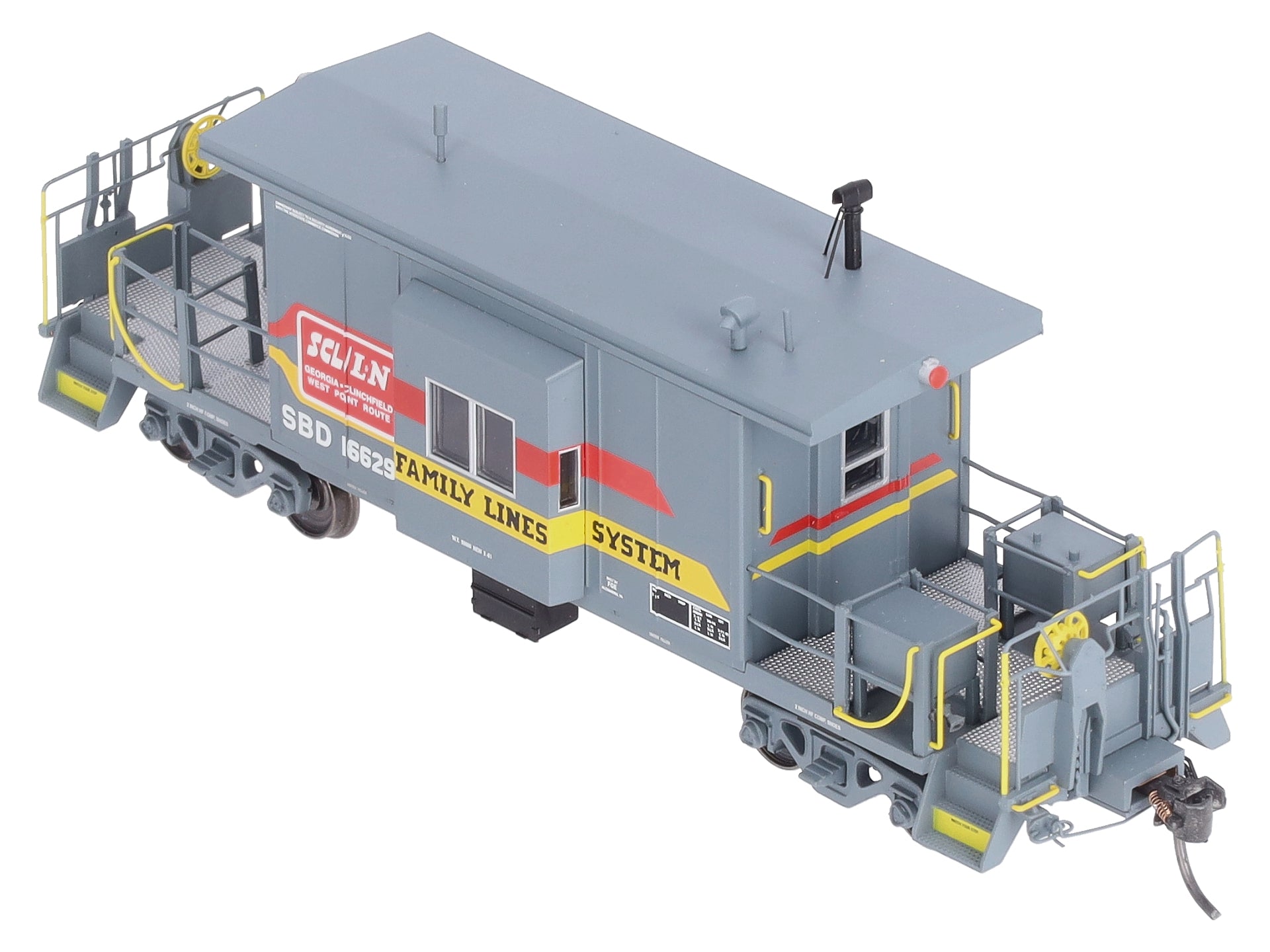 Bluford Shops 31061 HO Scale Seaboard Short Body Bay Window Caboose #16629
