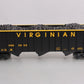 Lionel 6-52380 O Gauge LOTS-2005 Virginian 3-Bay Coal Hopper #2605 with ETD LN/Box