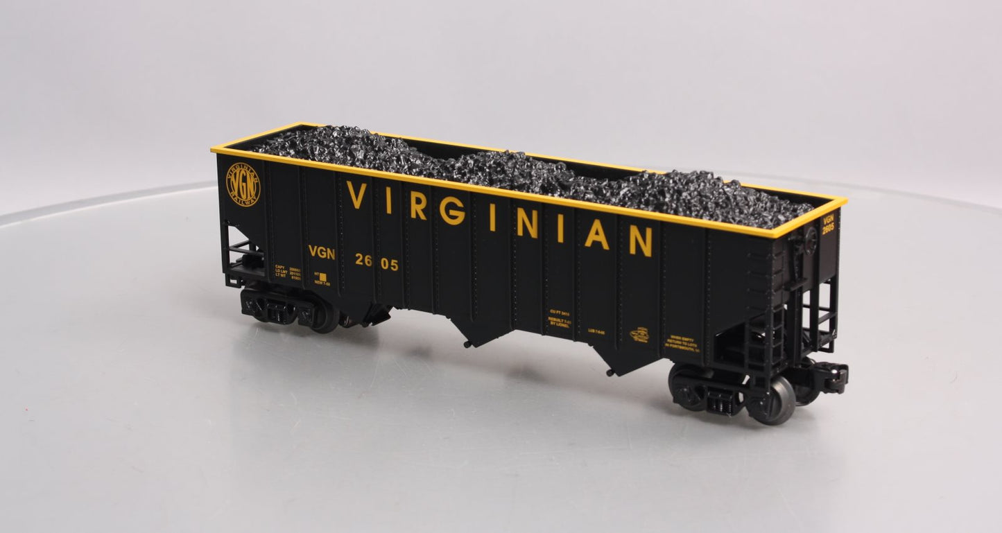 Lionel 6-52380 O Gauge LOTS-2005 Virginian 3-Bay Coal Hopper #2605 with ETD LN/Box