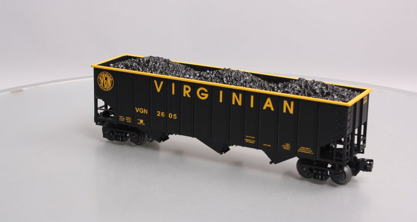Lionel 6-52380 O Gauge LOTS-2005 Virginian 3-Bay Coal Hopper #2605 with ETD LN/Box