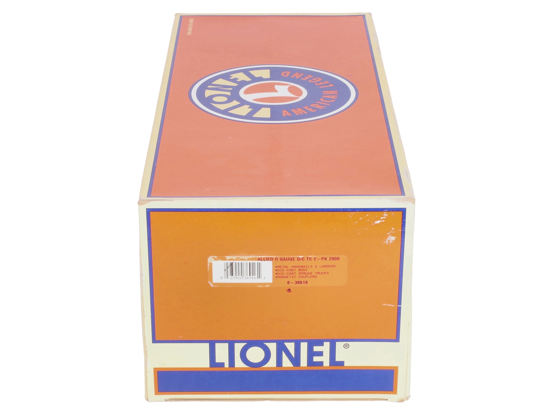 Lionel 6-36916 O Gauge Allied Chemical 1 Dome Tank Car (Set of 2) LN/Box