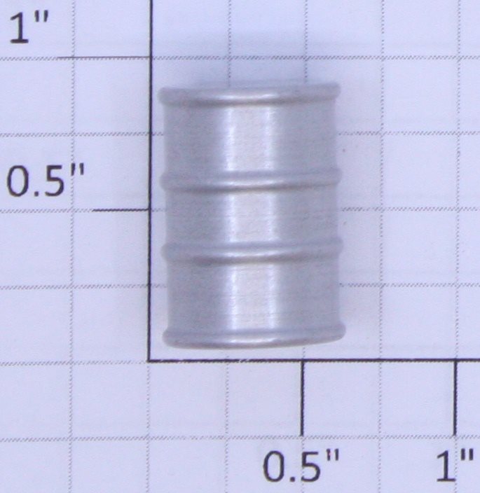 American Flyer 42300-23 / PA13A021 S Large Aluminum Oil Drum