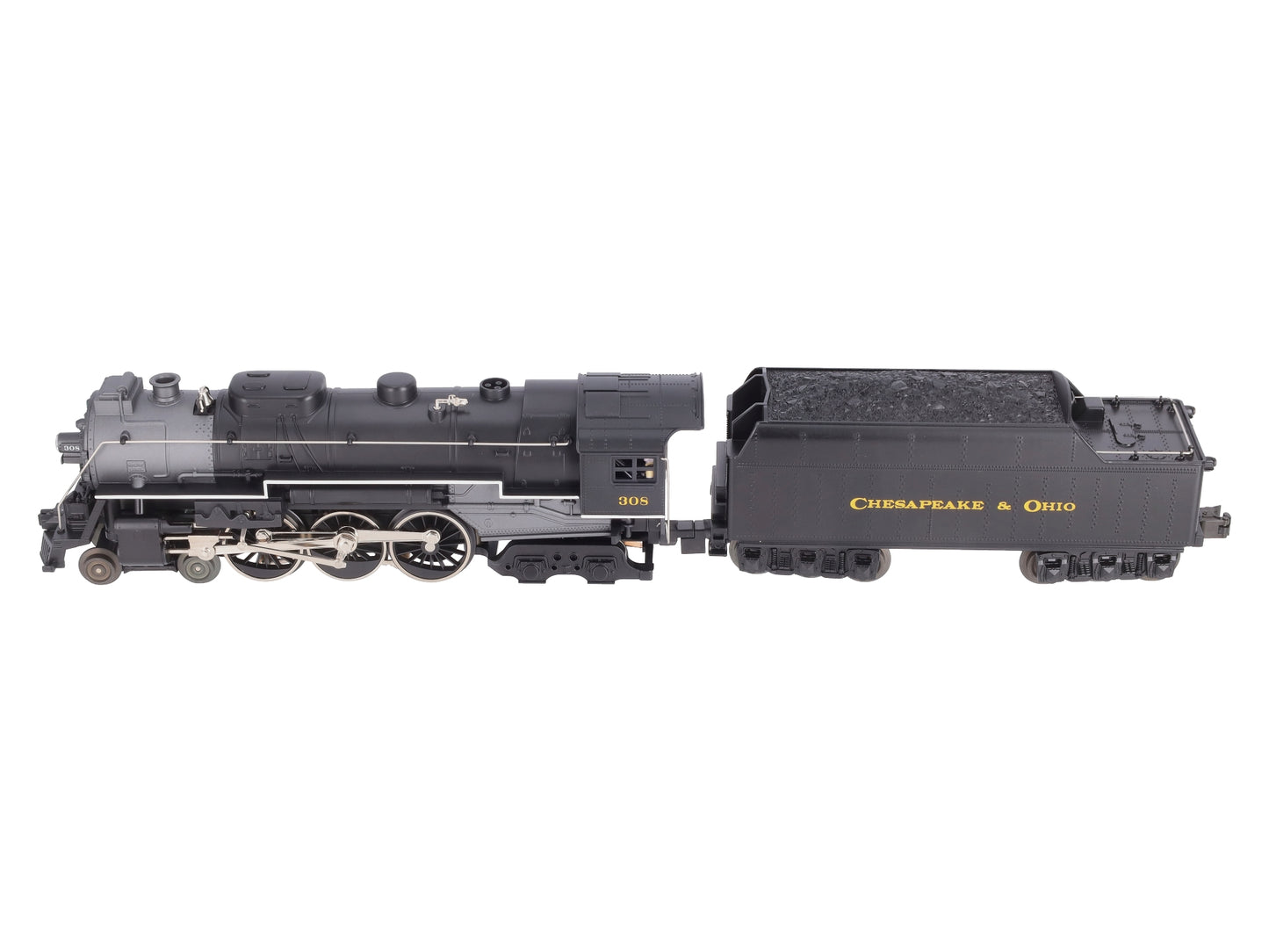 Lionel 6-81302 O C&O LionChief Plus 4-6-4 Hudson Steam Locomotive #308