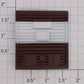 Lionel 29296-14 Red Oxide & White Multi-Panel Boxcar Door