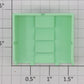 Lionel 17627-226 Light Green Caboose Interior Cabinet