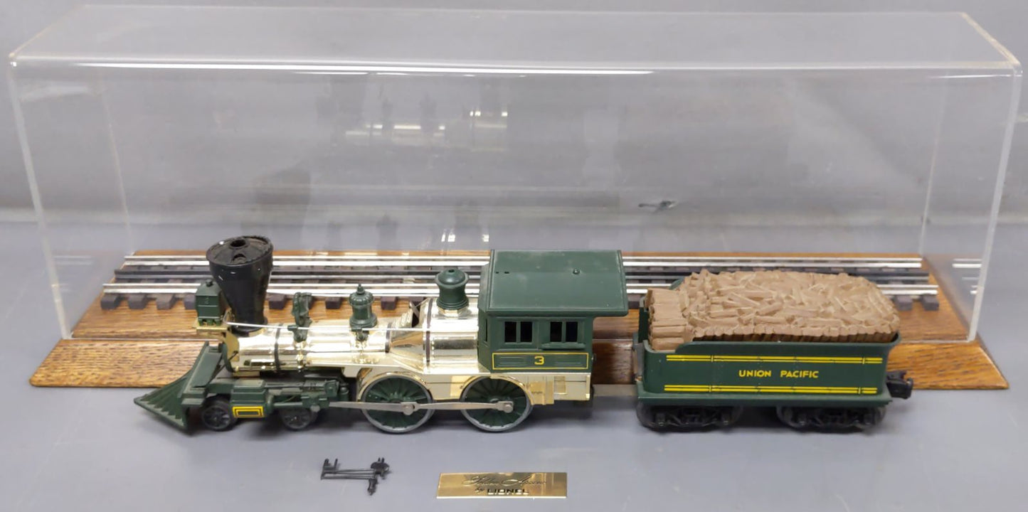 Lionel 6-8104 O Union Pacific Golden Arrow General Steam Loco #3 w/Display Case VG