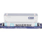 Lionel 6-17588 O CSX Husky Stack Flatcar w/ Container Load #620350 LN/Box