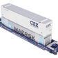Lionel 6-17588 O CSX Husky Stack Flatcar w/ Container Load #620350 LN/Box