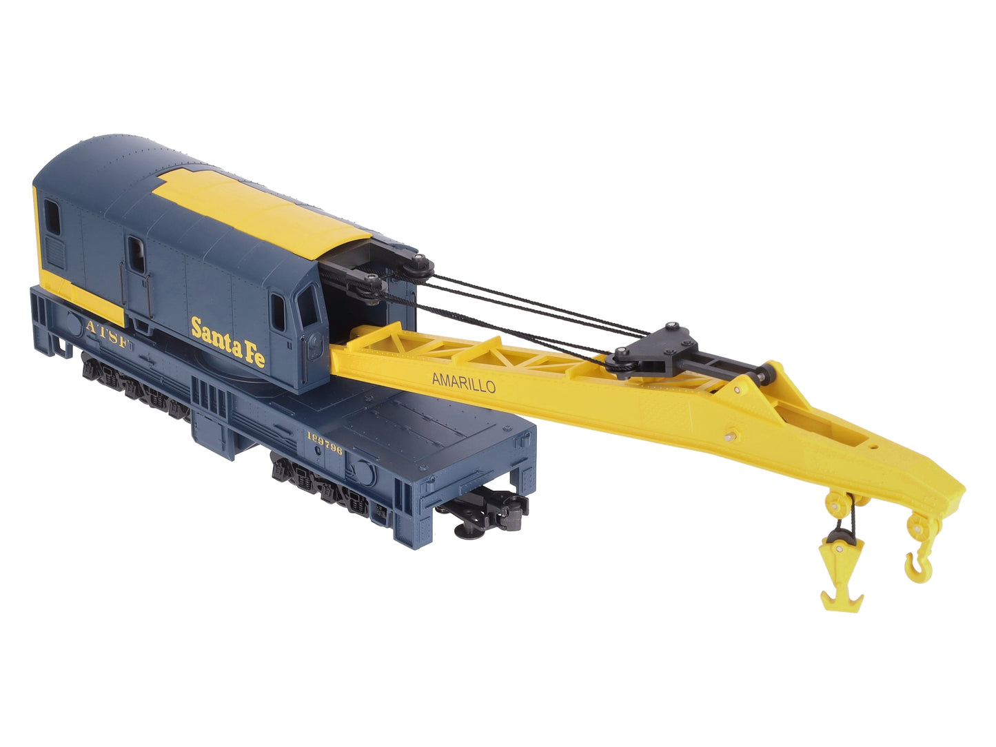 MTH 20-98237 O Gauge Santa Fe ATSF Crane Car #199796 LN/Box