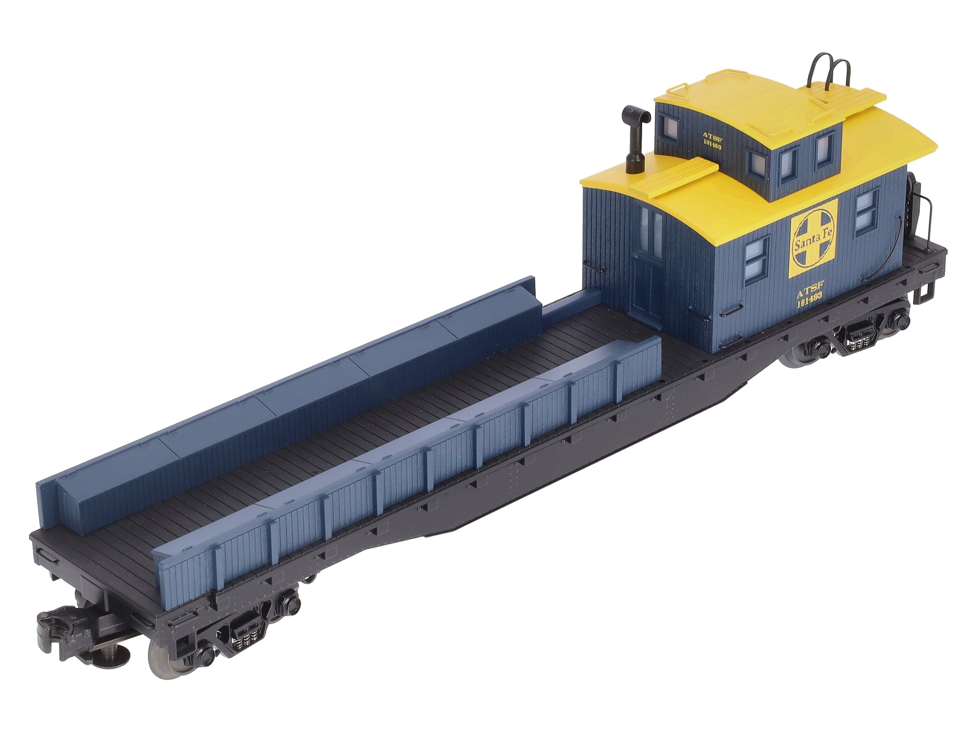 MTH 20-98239 O Gauge AT&SF Crane Tender Car #191493 LN/Box