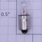 Lionel 1815 12 Volt Bayonet Base Clear Tall Globe Light Bulb