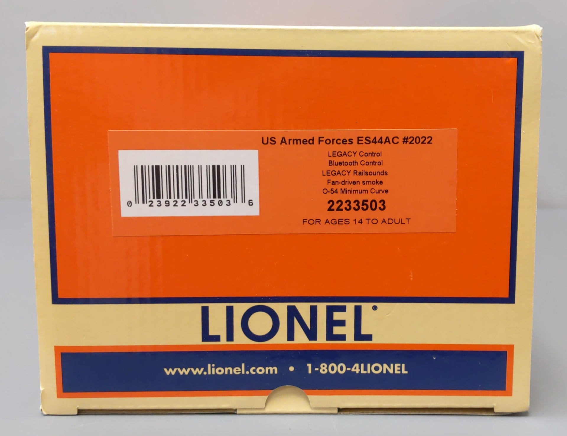 Lionel 2233503 O U.S. Armed Forces Legacy S44AC Diesel Locomotive