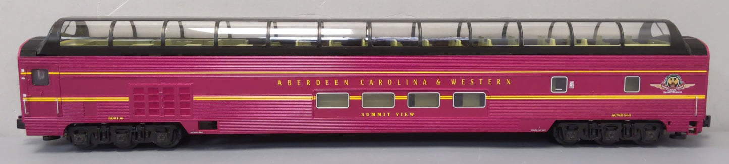 Lionel 2327390 O Aberdeen Carolina & Western 21" Passenger Dome Car #800136