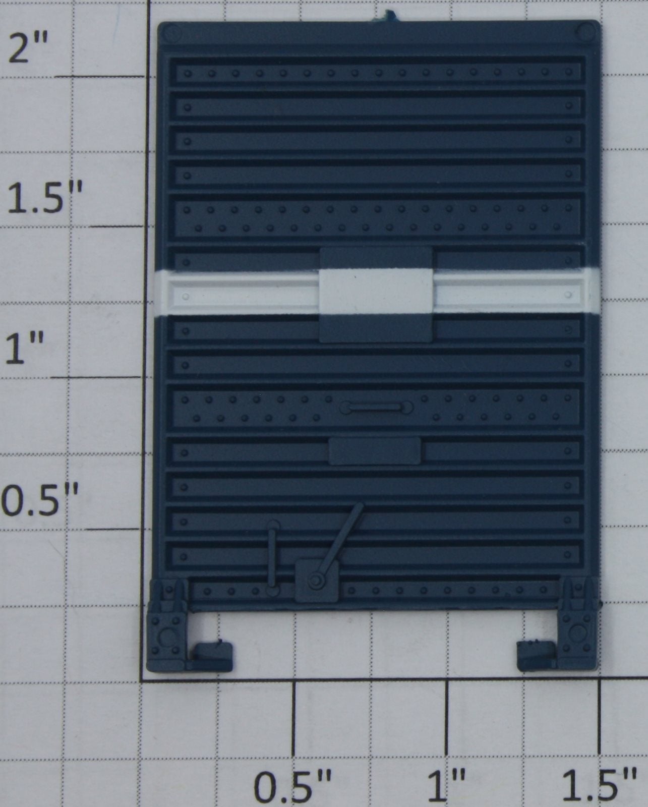 Lionel 17234-14 PH&D Blue Boxcar Door with White Stripe and Guides