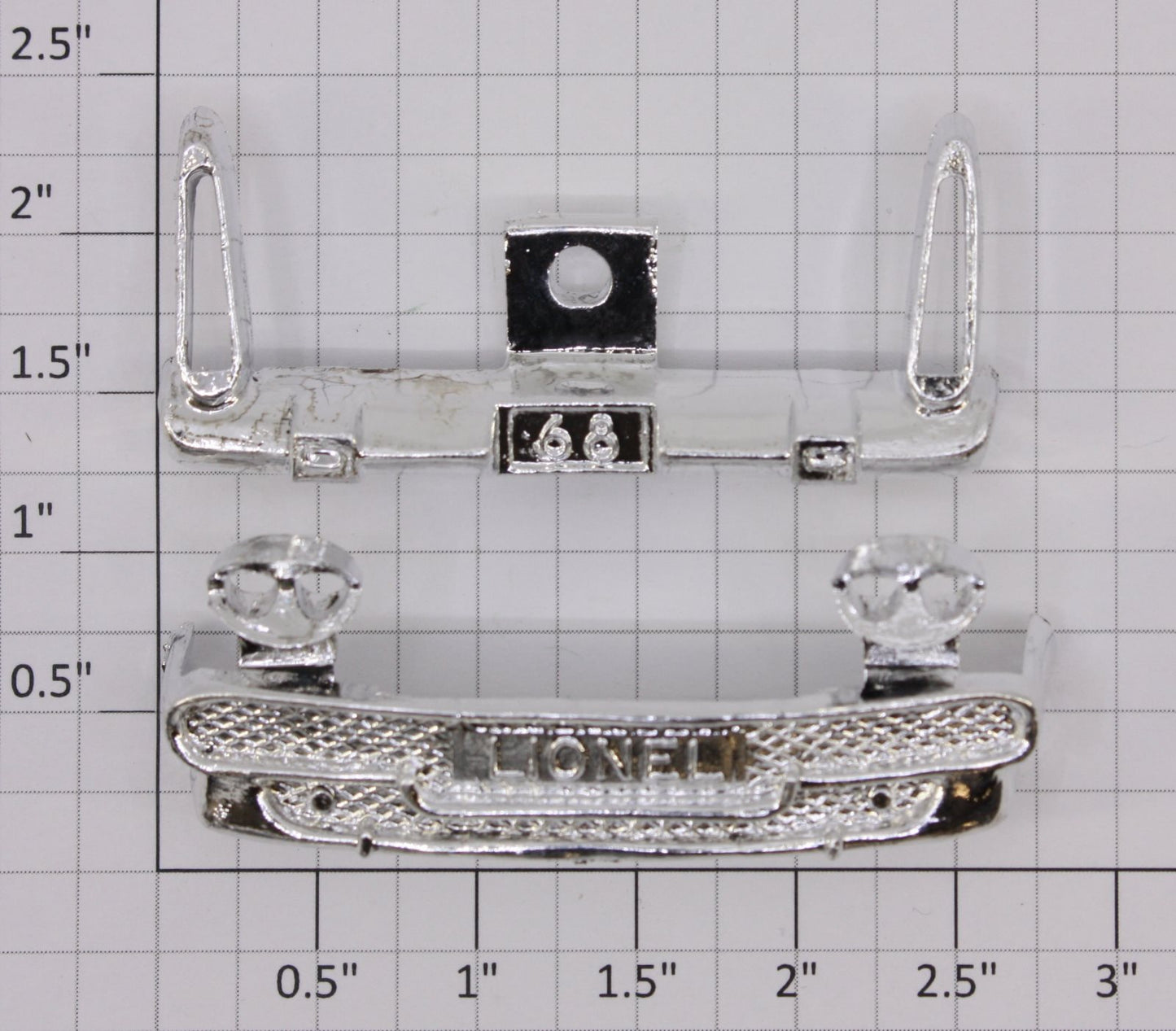 Lionel 68-54/55 Inspection Car Front and Rear Bumper