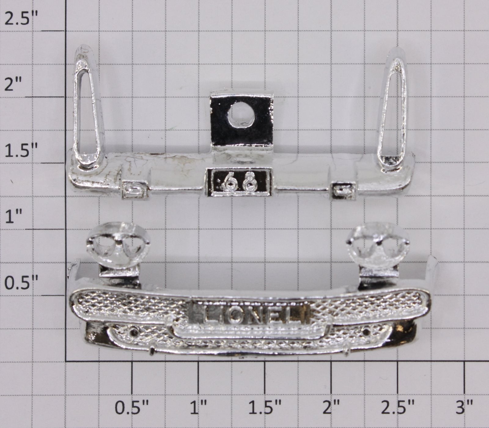 Lionel 68-54/55 Inspection Car Front and Rear Bumper