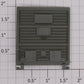 Lionel 26234-15 Gray Multi-Panel Boxcar Door with Guides