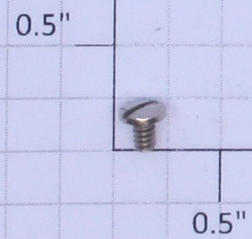 Lionel #4-36 x 3/16" Nickel Slotted Pan Head Screw