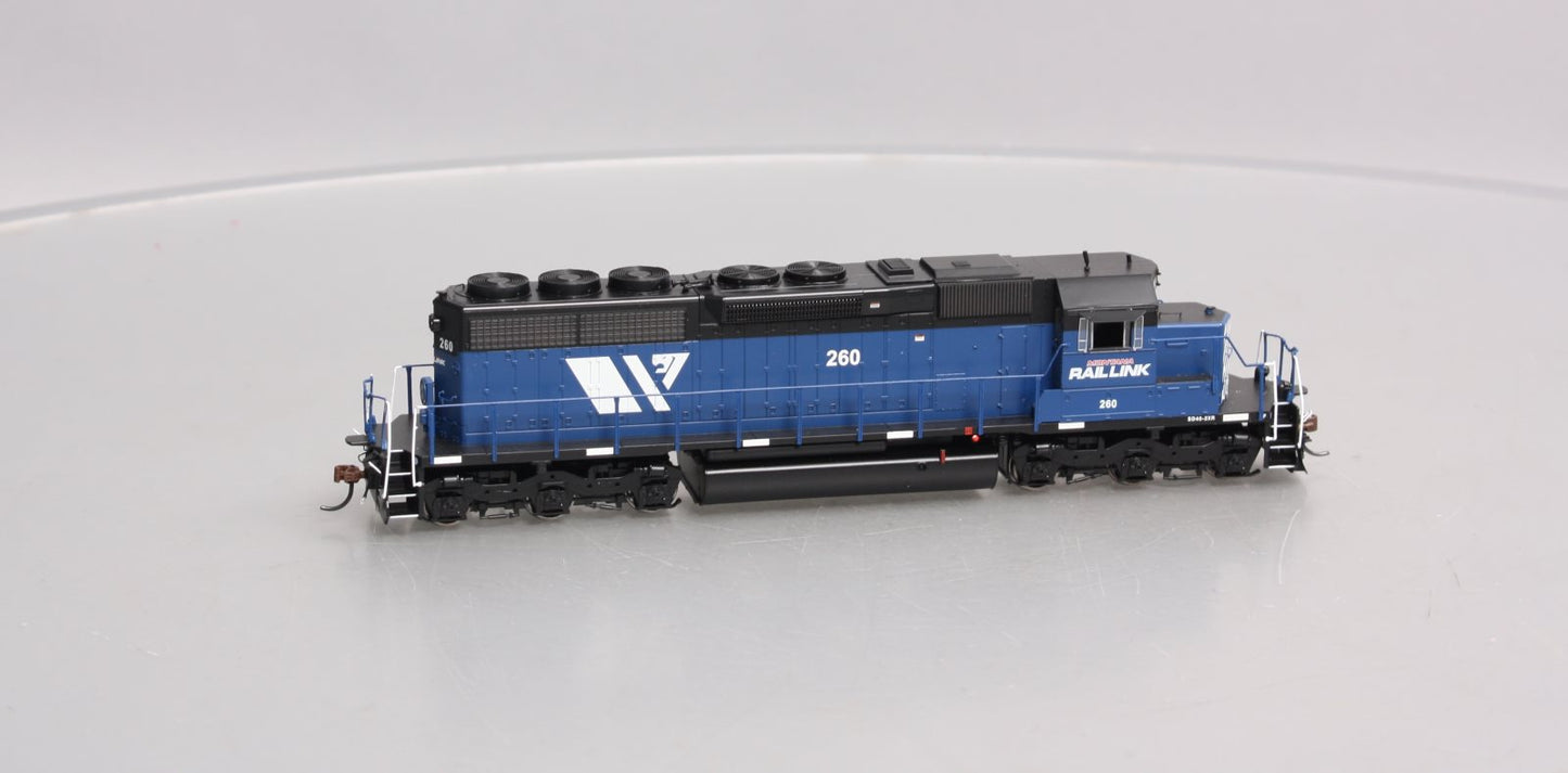 Athearn 98843 HO Montana Rail Link SD40 Diesel Locomotive w/DCC & Sound #260