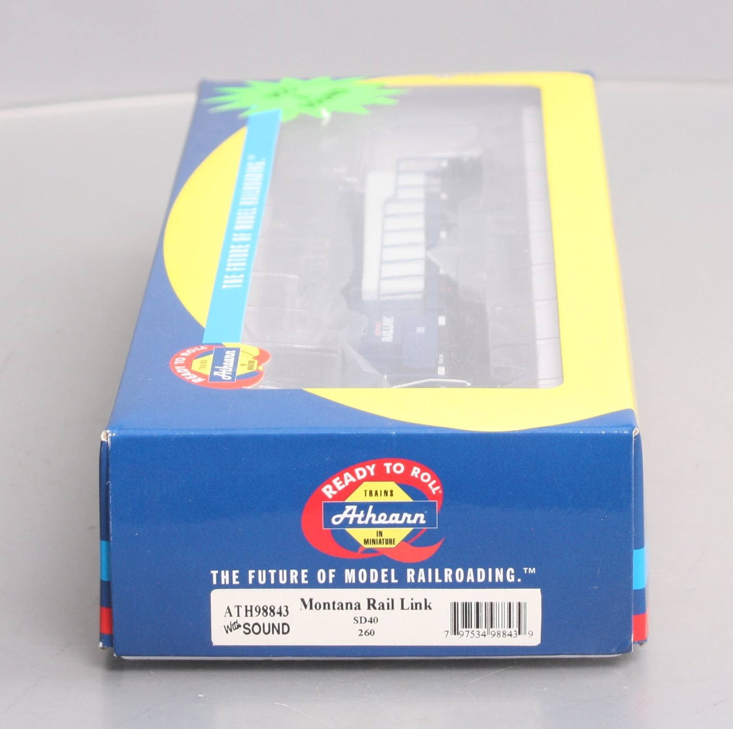 Athearn 98843 HO Montana Rail Link SD40 Diesel Locomotive w/DCC & Sound #260