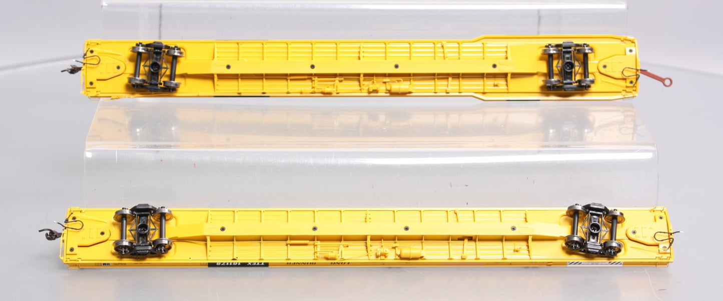 Athearn G29552 HO Scale TTX F89F 89' Flat Car Set of 2