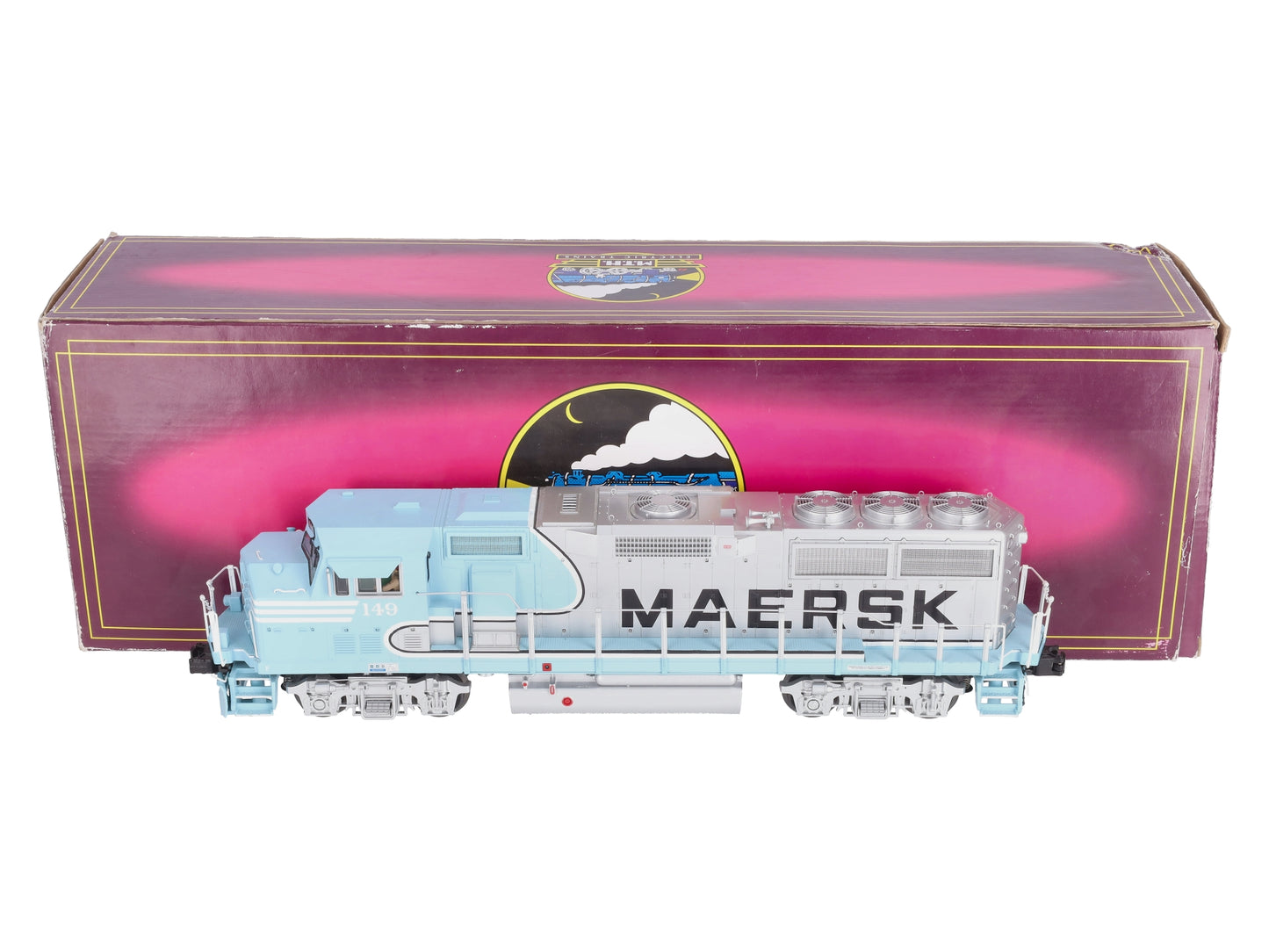 MTH 20-2871-1 Maersk GP-60M Diesel Engine w/Proto-Sounds 2.0 #149 EX/Box