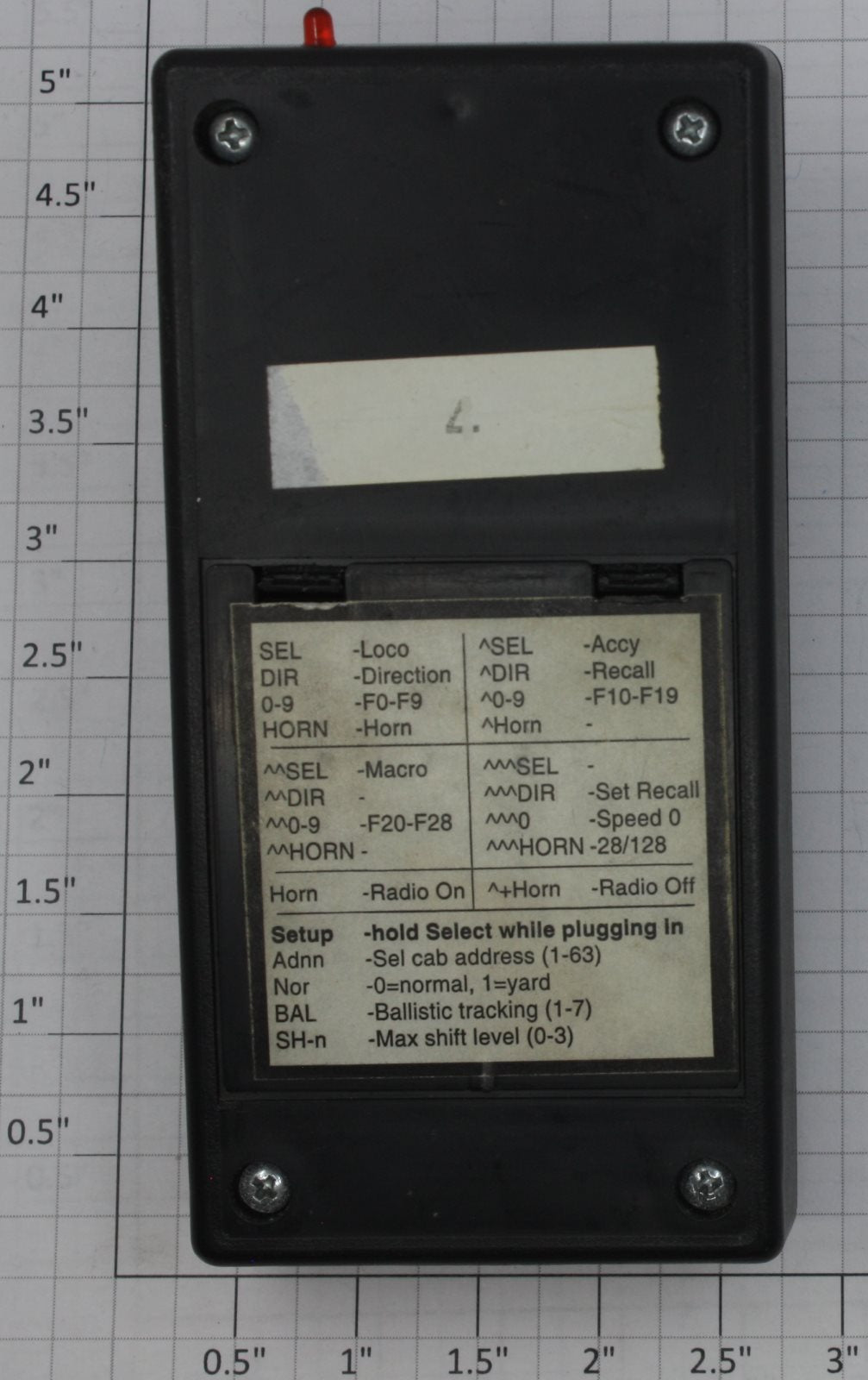 NCE Corporation 039 Cab-06 Power Pro Engineer Cab w/LED Display & Spiral Cable