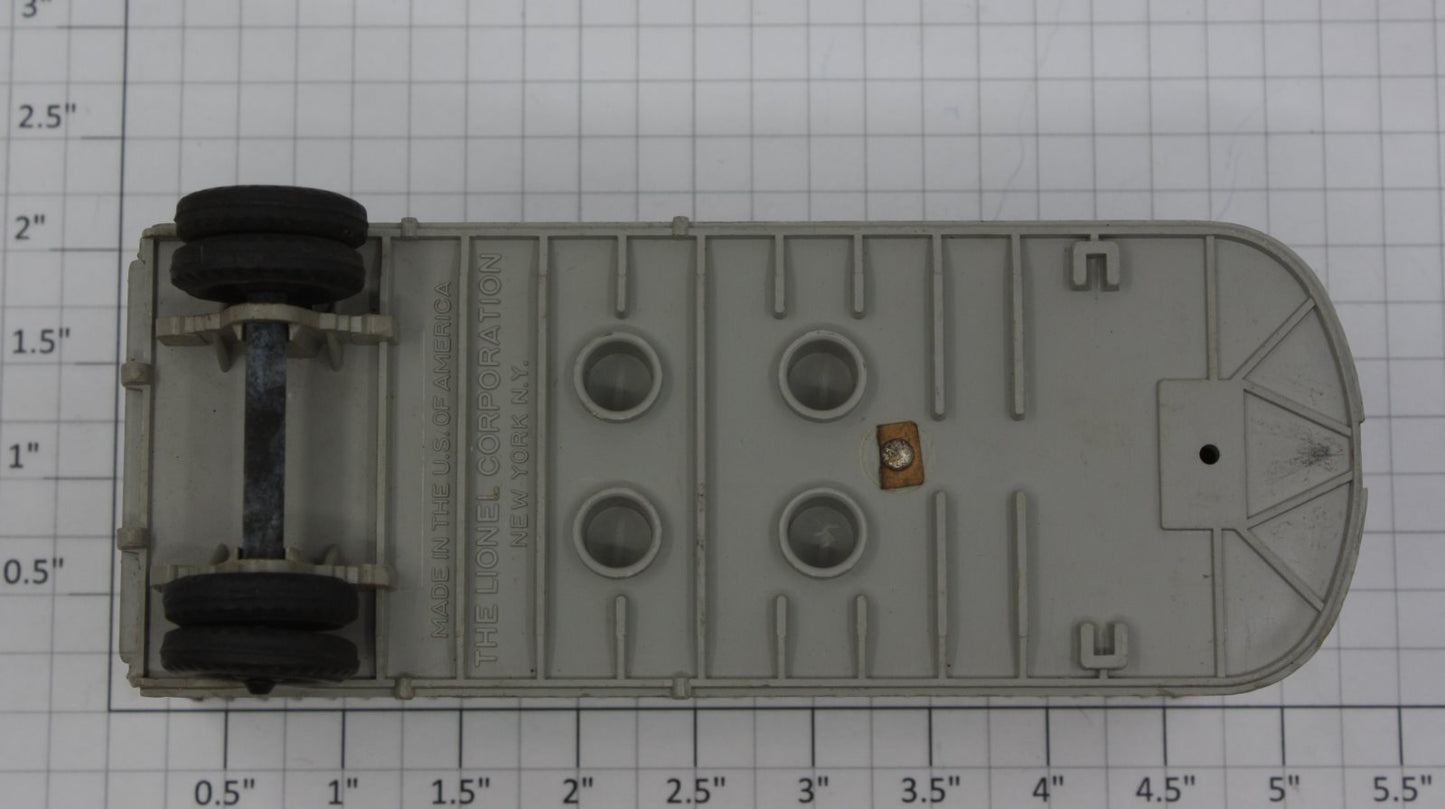 Lionel 6430-5X O Gauge Gray Cooper-Jarrett, Inc. Trailer Van without Roof