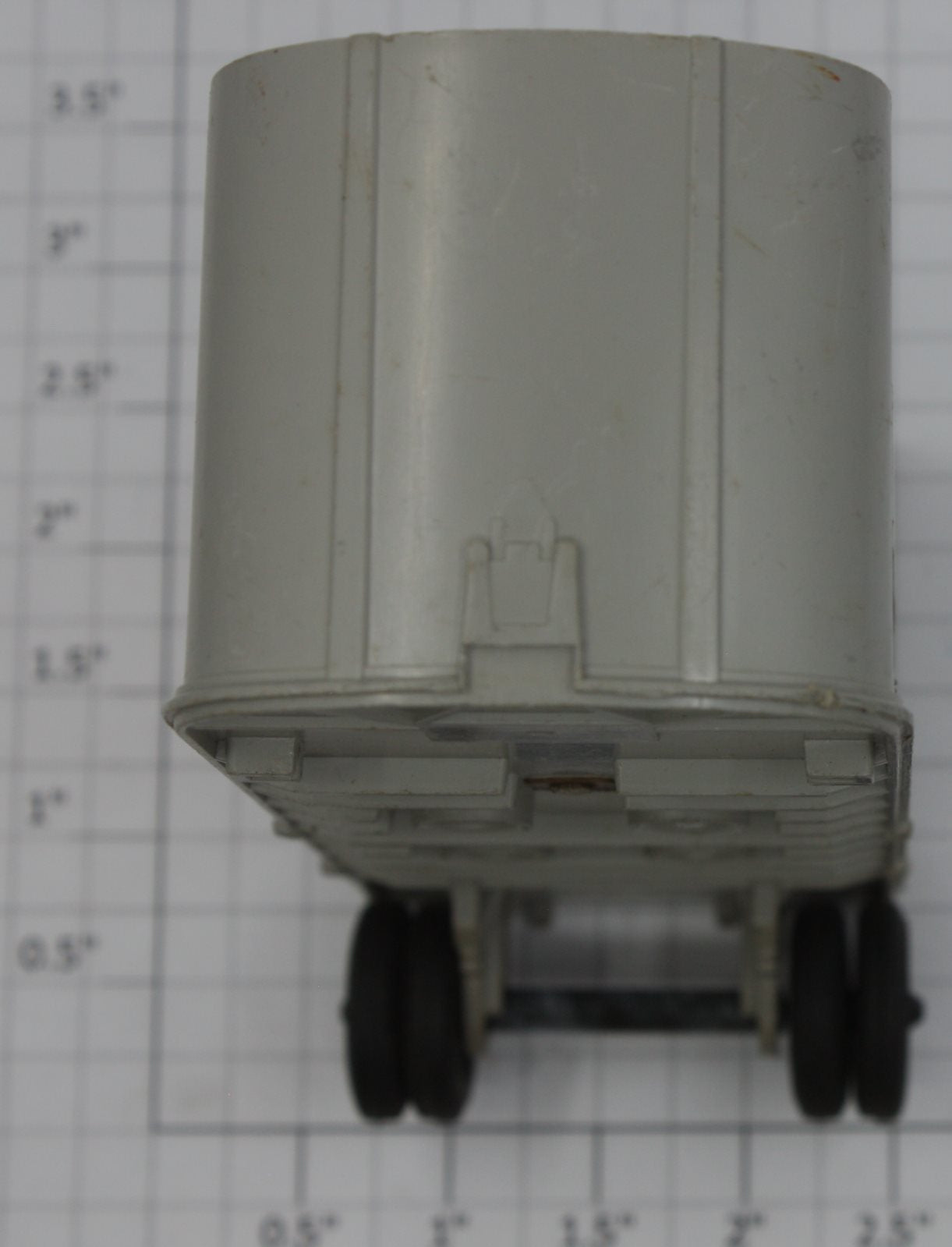 Lionel 6430-5X O Gauge Gray Cooper-Jarrett, Inc. Trailer Van without Roof