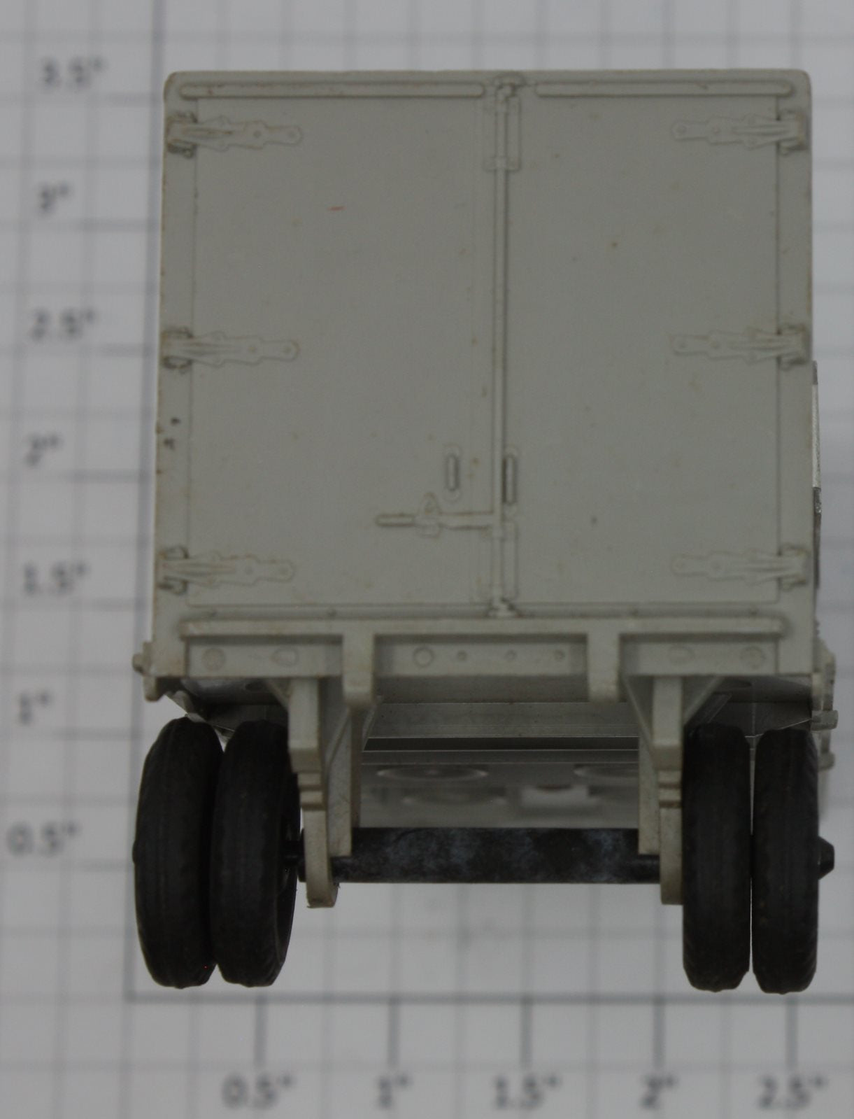 Lionel 6430-5X O Gauge Gray Cooper-Jarrett, Inc. Trailer Van without Roof