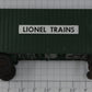Lionel 3460-3 O Gauge Green "Lionel Trains" Truck Trailer without Roof