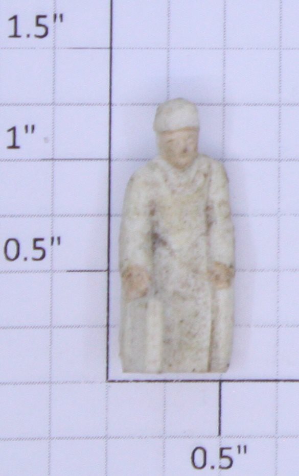 Lionel 3472-36 White Milkman Figure with Painted Face and Hands
